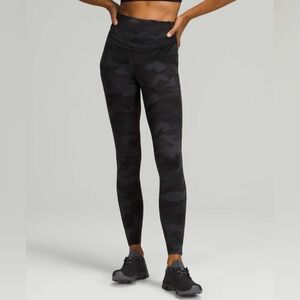 Lululemon Base Pace High-Rise Tight Heritage 365 Camo Deep Coal Multi